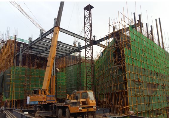 售楼部钢结构施工